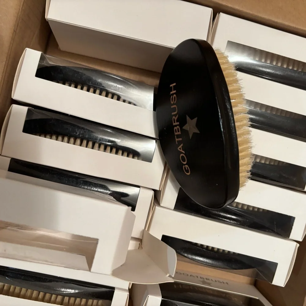 Beautiful black wave brush